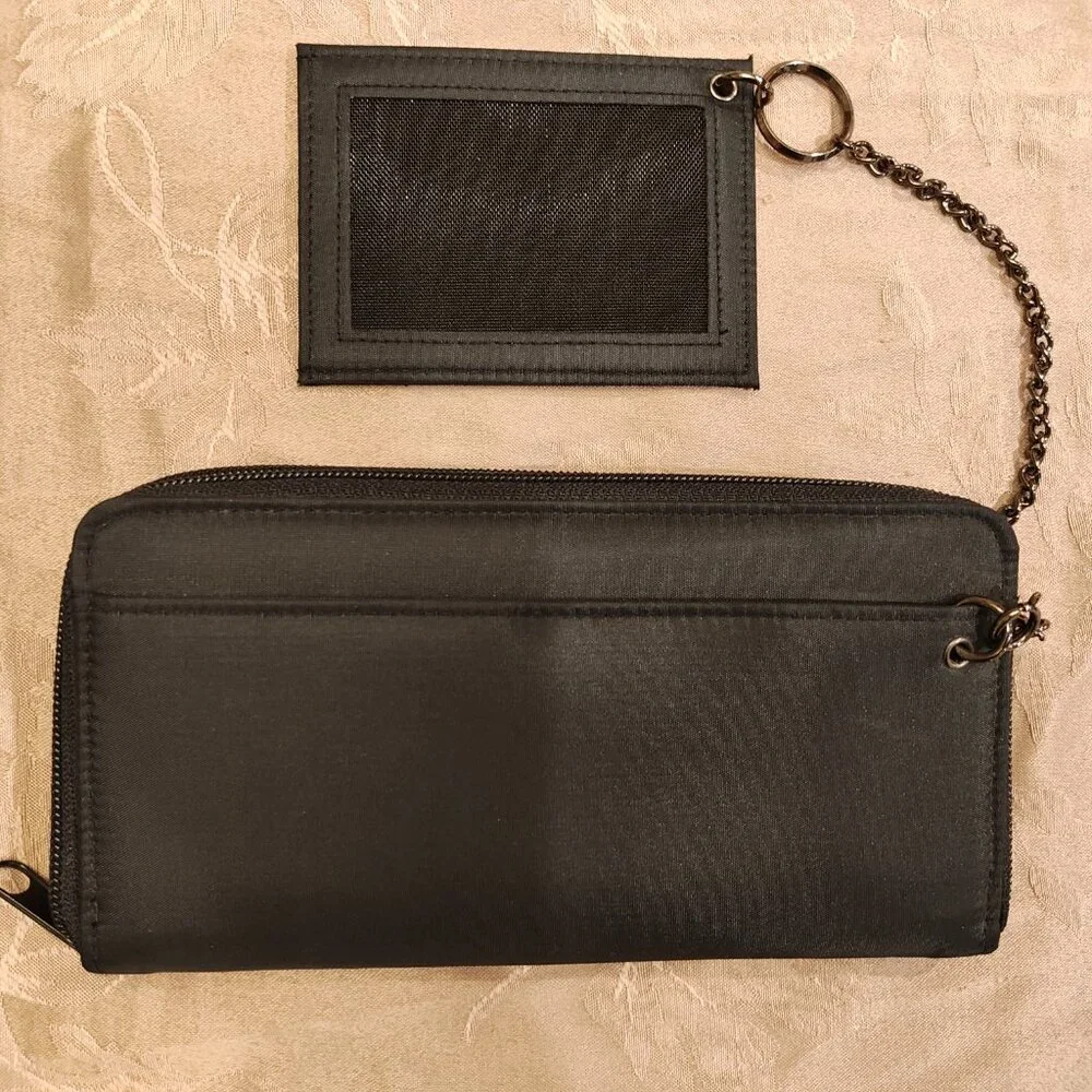 Mundi Zip Around Wallet with Chained ID Holder, New With Tags!
